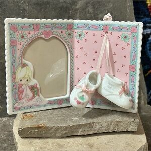 Baby’s First Christmas Porcelain Picture Frame